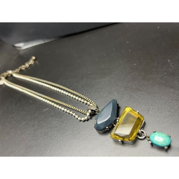 Chico's Stacked Stone Necklace - Picture 5 of 6